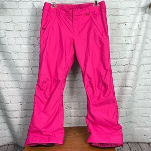 Burton SNOWPANTS ski pants Girls Hot Pink Dry Ride XL or Girls 18 EUC